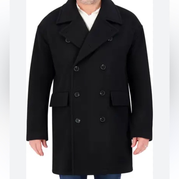 Hudson Jeans Other - Hudson jeans NWT size S black double breasted wool peacoat sold at Nordstrom